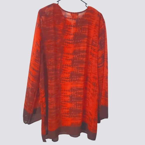 Ashley Stewart Tie Dye Tunic  - Picture 3 of 5